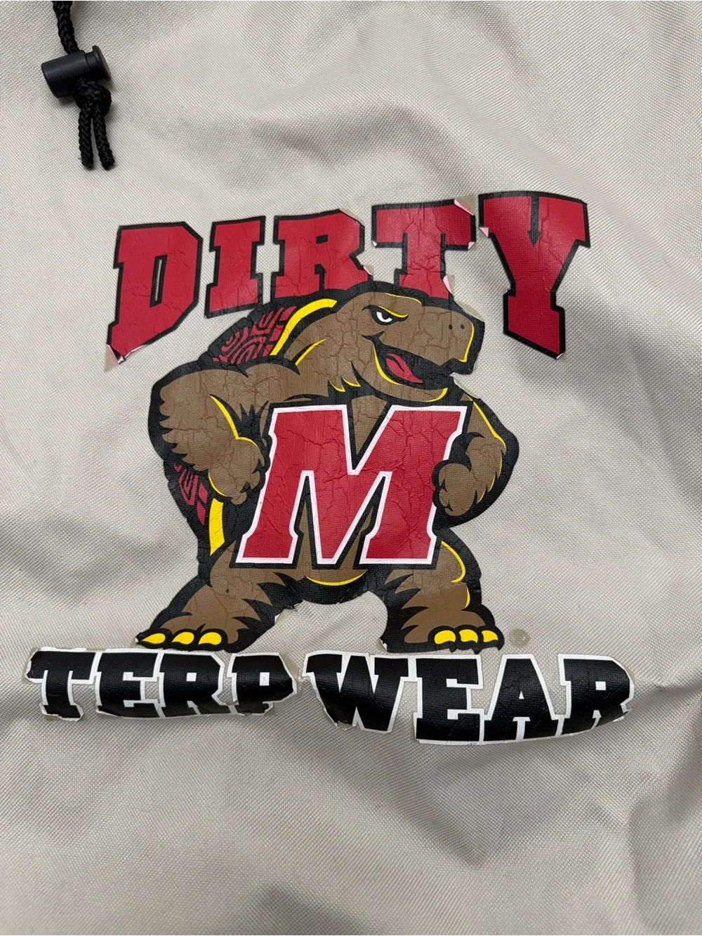 University of MD Terps Laundry Bag Large Gray